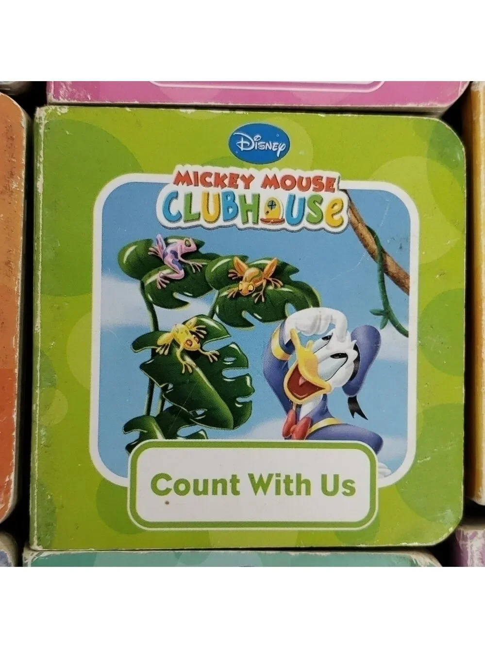 DISNEY Mickey Mouse Clubhouse Chubby First Baby Learning Book Set VGUC